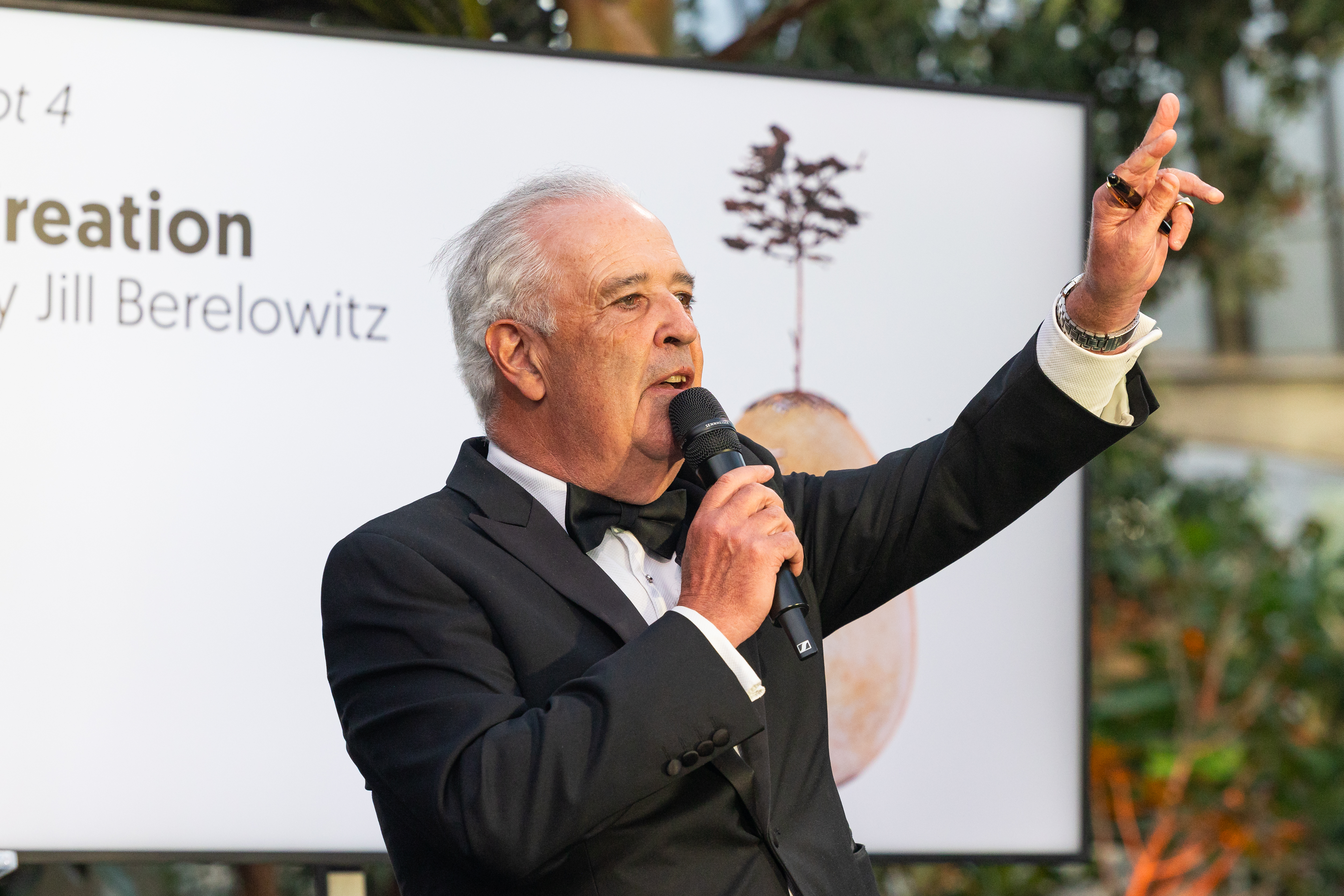 Hugh Edmeades during auction