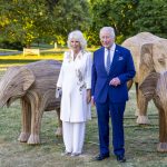 Their Majesties The King and Queen at Kew Gardens